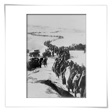 Колонна немецких военнопленных под Сталинградом. Февраль 1943 г.